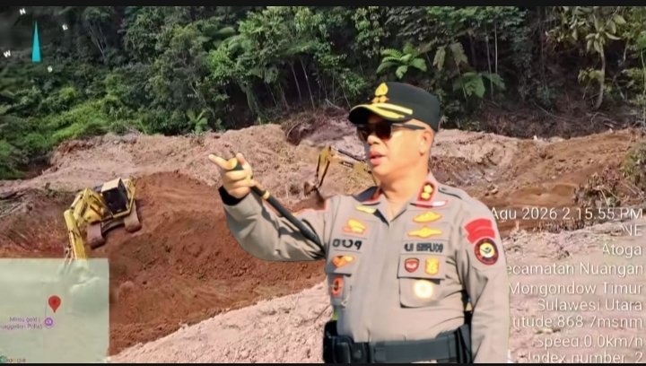 Dugaan Tambang Ilegal di Mintu Atoga Dilaporkan, Polres Boltim Pastikan Turun Tangan