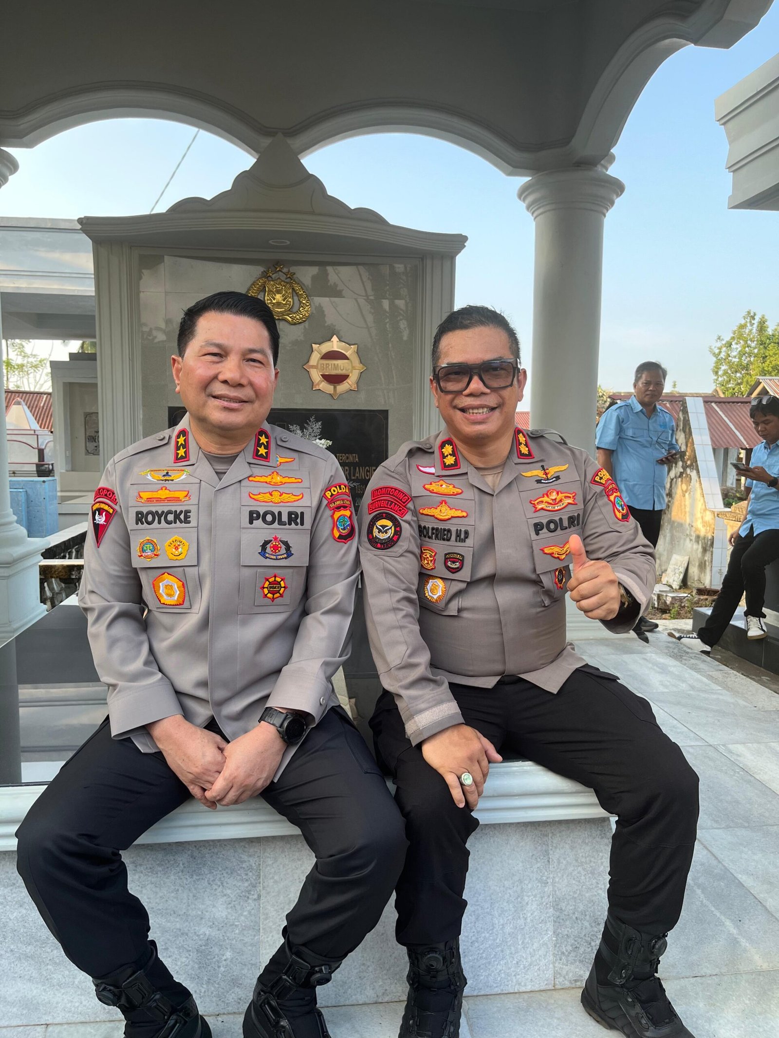 Kapolres Boltim Sampaikan Ucapan Selamat untuk Kapolda Sulut Roycke Langie yang Naik Pangkat Jadi Bintang Tiga